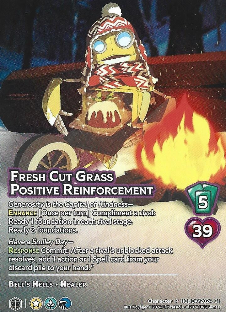 Image for Fresh Cut Grass Positive Reinforcement (Holiday) (HOLIDAY24 21) (UVSP) - UniVersus