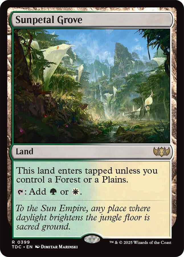 Image for Sunpetal Grove (399) - Magic: The Gathering