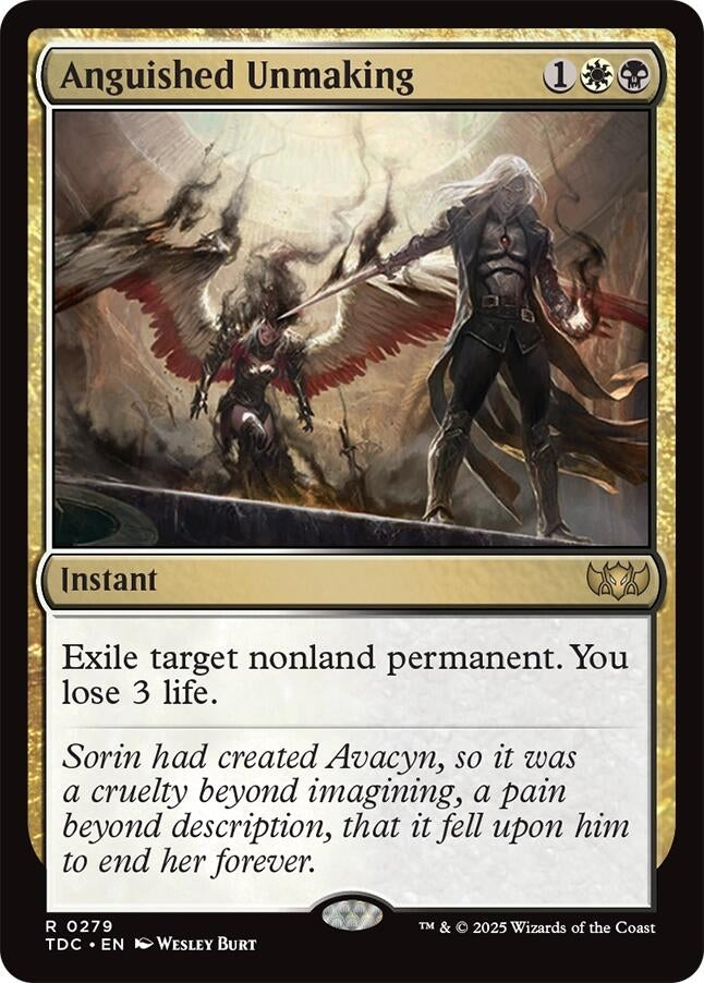 Anguished Unmaking (279) (Commander: Tarkir: Dragonstorm)