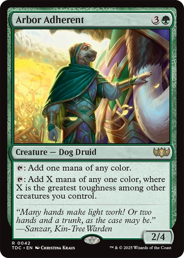 Image for Arbor Adherent (42) - Magic: The Gathering