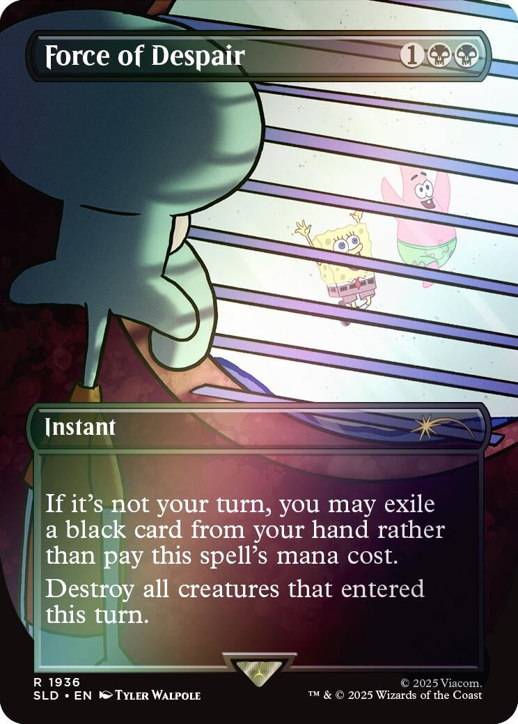 Image for Force of Despair (Rainbow Foil) (1936) - Magic: The Gathering