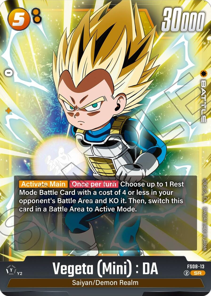 Image for Vegeta (Mini) : DA - FS08-13 (FS08-13) (FS08) - Dragon Ball Super: Fusion World