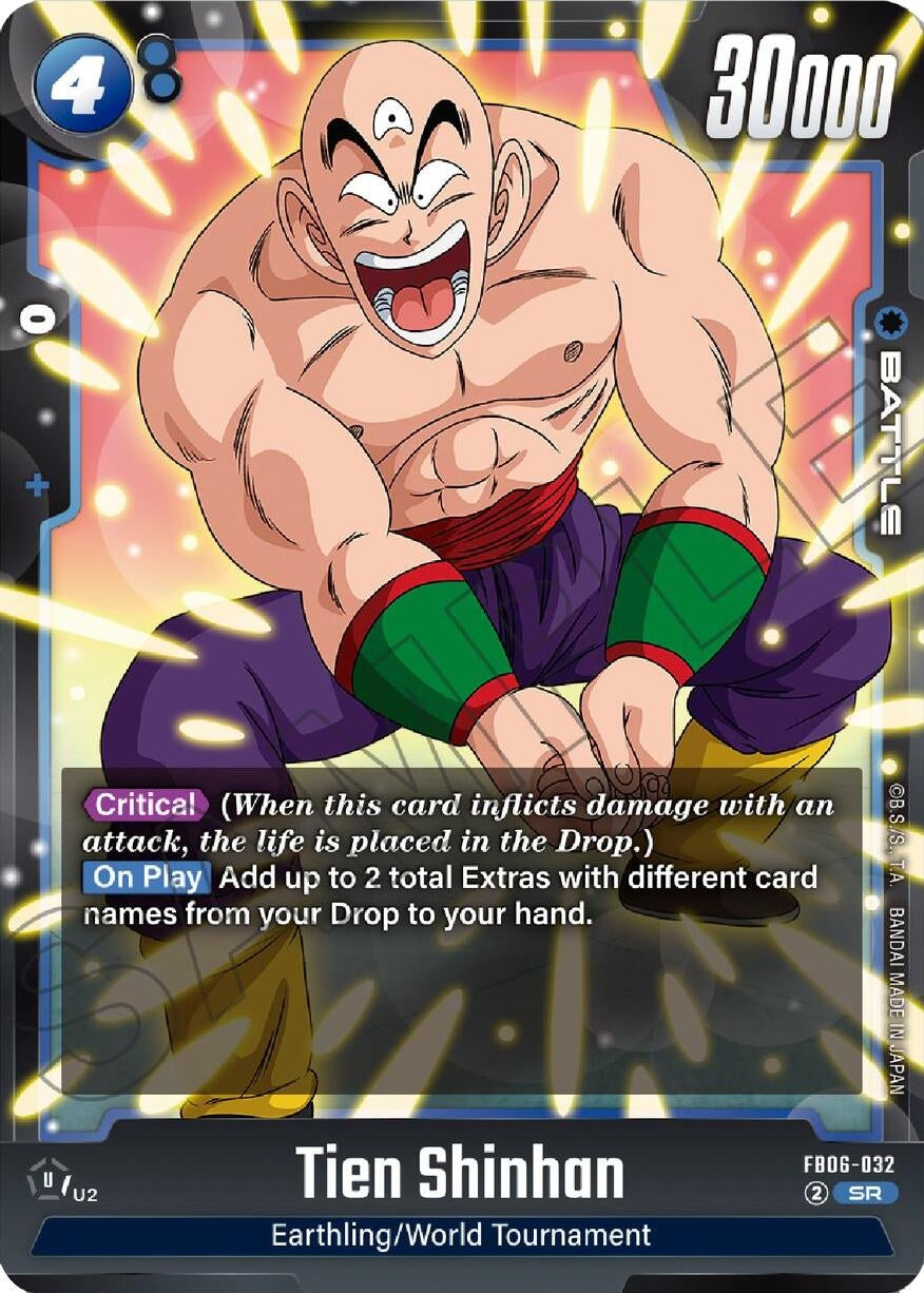 Image for Tien Shinhan - FB06-032 (FB06-032) (FB06) - Dragon Ball Super: Fusion World