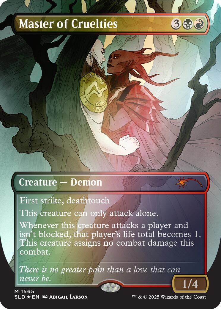 Image for Master of Cruelties (Rainbow Foil) (1565) - Magic: The Gathering