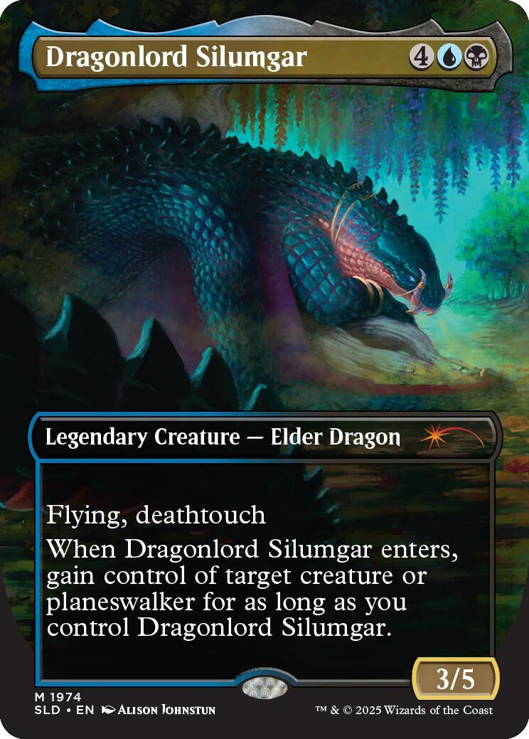 Image for Dragonlord Silumgar (1974) - Magic: The Gathering