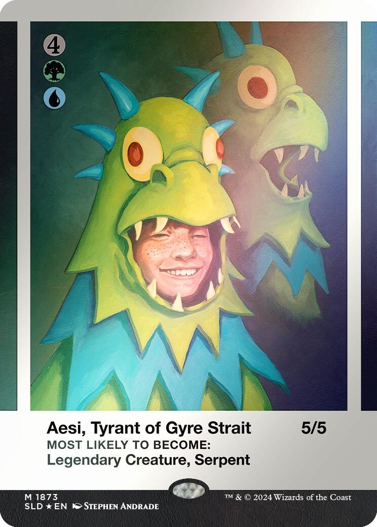 Aesi, Tyrant of Gyre Strait (Rainbow Foil) (1873) (Secret Lair Drop Series)