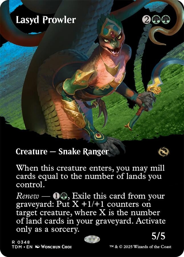 Image for Lasyd Prowler (Borderless) (348) (TDM) - Magic: The Gathering
