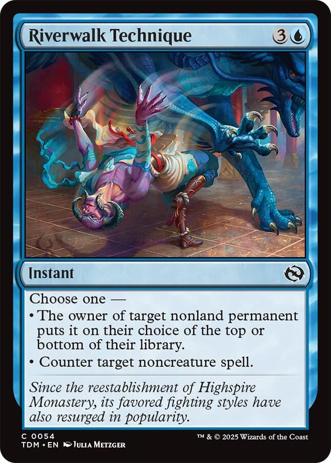 Image for Riverwalk Technique (54) (TDM) - Magic: The Gathering