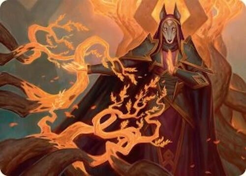 Abzan Devotee Art Card (10/54) (10) (Art Series: Tarkir: Dragonstorm)