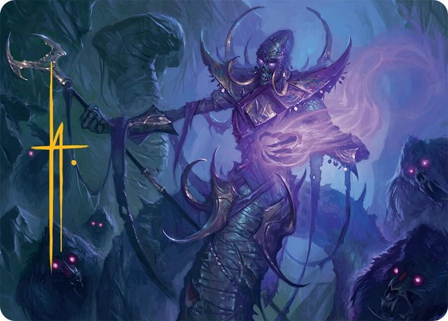 Image for Sidisi, Regent of the Mire Art Card (14/54) (Gold-Stamped Signature) (14) - Magic: The Gathering