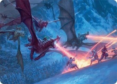 Image for Dragonback Assault Art Card (22/54) (22) - Magic: The Gathering