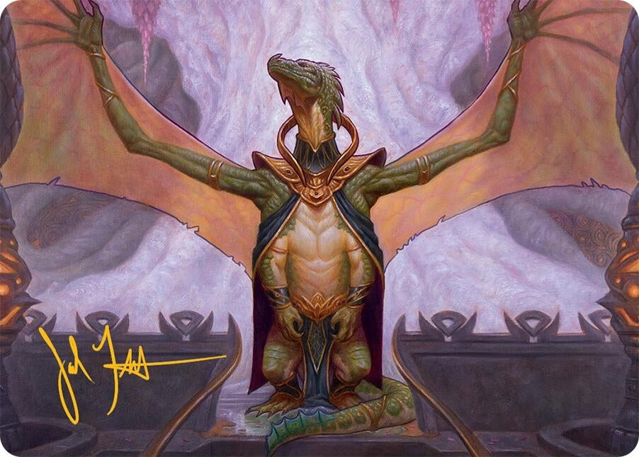 Image for Kheru Goldkeeper Art Card (36/54) (Gold-Stamped Signature) (36) - Magic: The Gathering