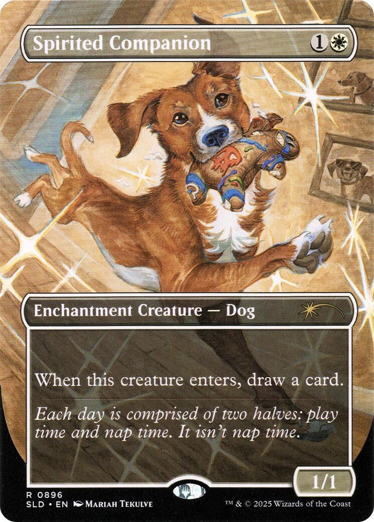Image for Spirited Companion (0896) (896) - Magic: The Gathering
