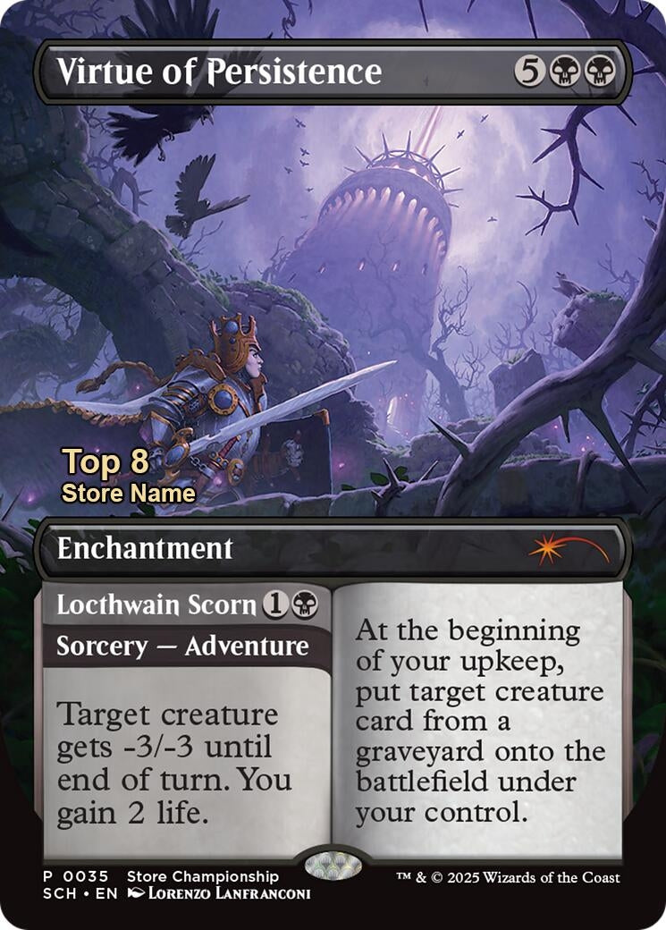 Image for Virtue of Persistence (Top 8) (35) - Magic: The Gathering