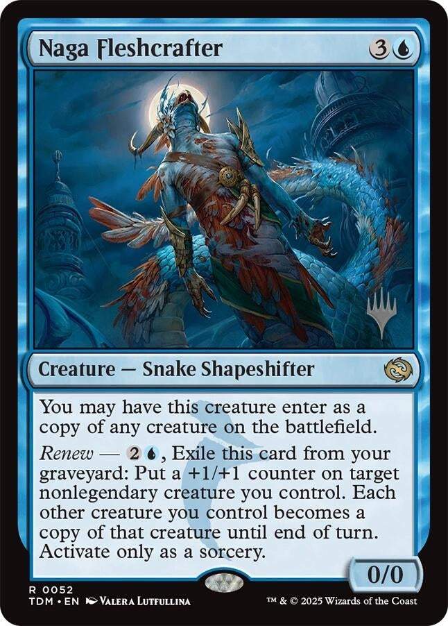 Image for Naga Fleshcrafter (52) (Promo Pack: Tarkir: Dragonstorm) - Magic: The Gathering
