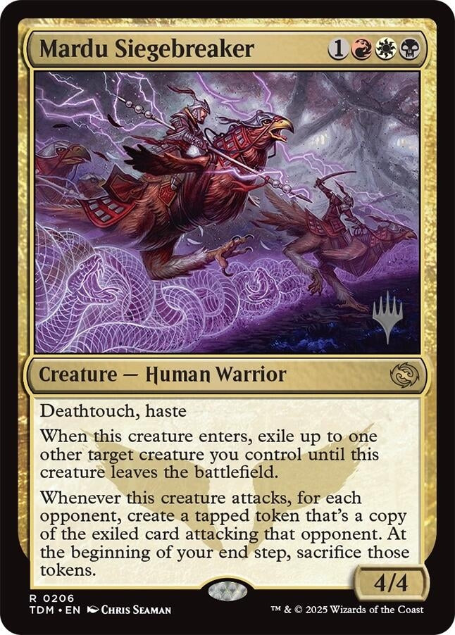 Image for Mardu Siegebreaker (206) (Promo Pack: Tarkir: Dragonstorm) - Magic: The Gathering
