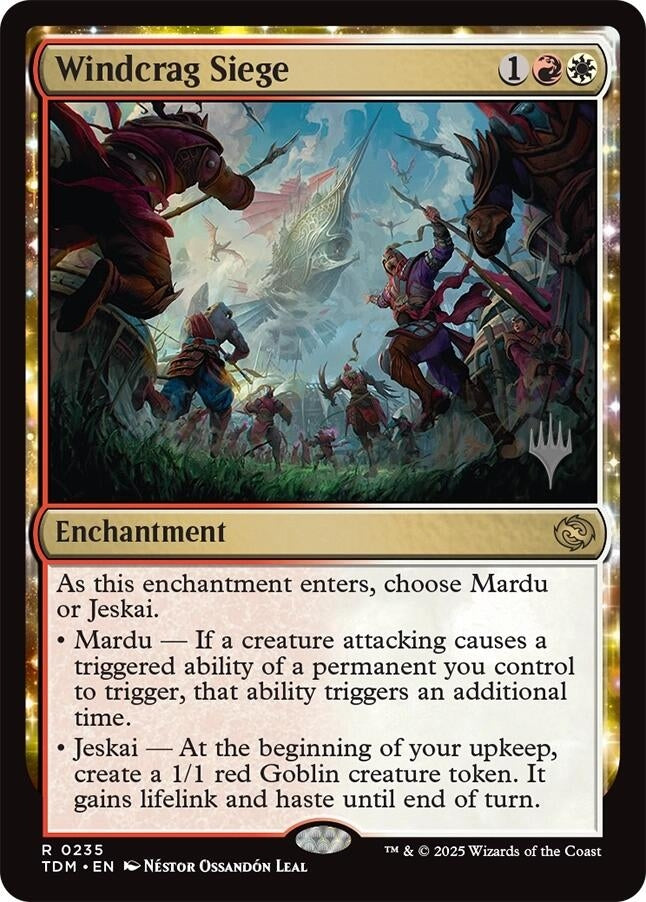 Image for Windcrag Siege (235) (Promo Pack: Tarkir: Dragonstorm) - Magic: The Gathering