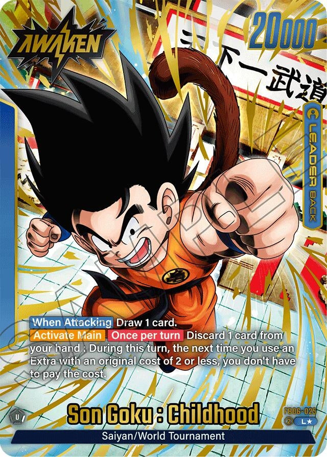 Image for Son Goku : Childhood - FB06-025 (Alternate Art) (FB06-025) (FB06) - Dragon Ball Super: Fusion World