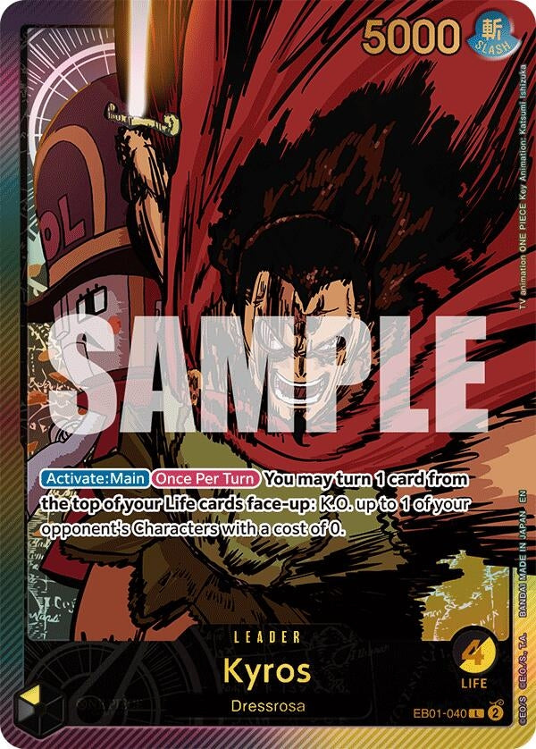 Image for Kyros (SPR) (EB01-040) (EB-02) - One Piece Card Game