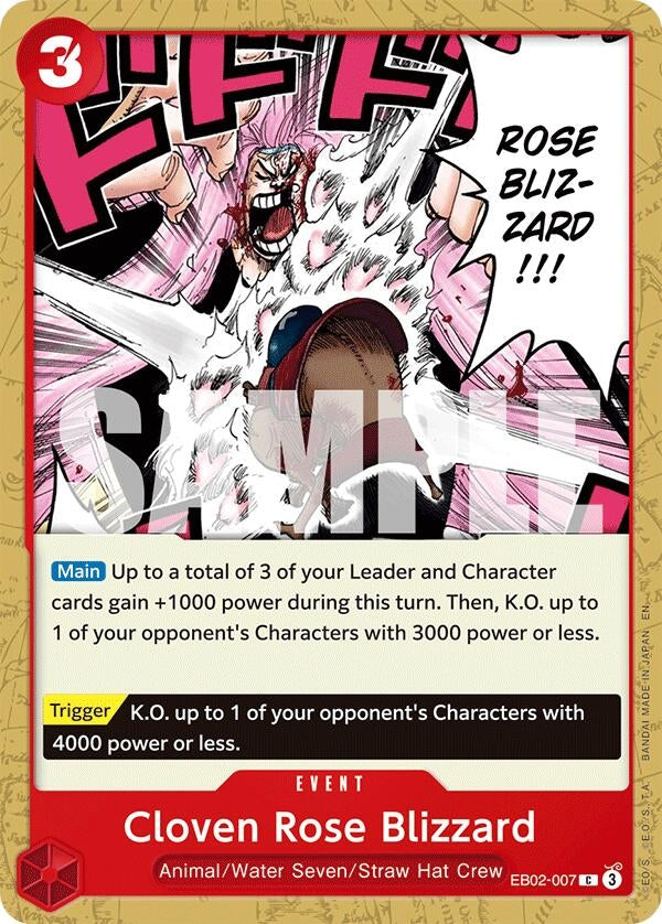 Image for Cloven Rose Blizzard (EB02-007) (EB-02) - One Piece Card Game