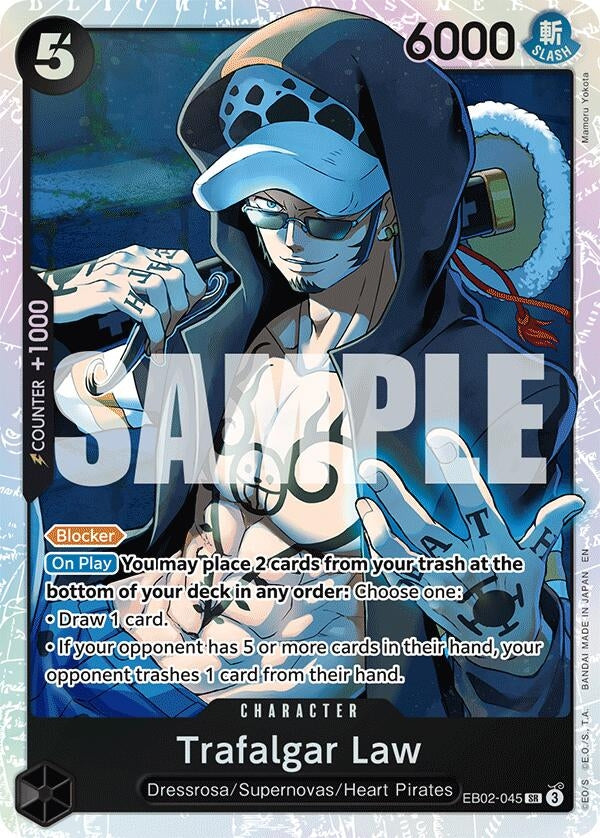 Image for Trafalgar Law (EB02-045) (EB-02) - One Piece Card Game