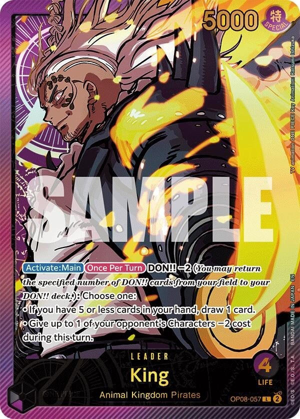 Image for King (SPR) (OP08-057) (EB-02) - One Piece Card Game