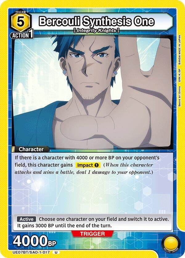 Bercouli Synthesis One (UE07BT/SAO-1-017) (UE07BT)