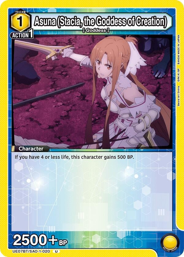 Asuna (Stacia, the Goddess of Creation) (020) (UE07BT/SAO-1-020) (UE07BT)