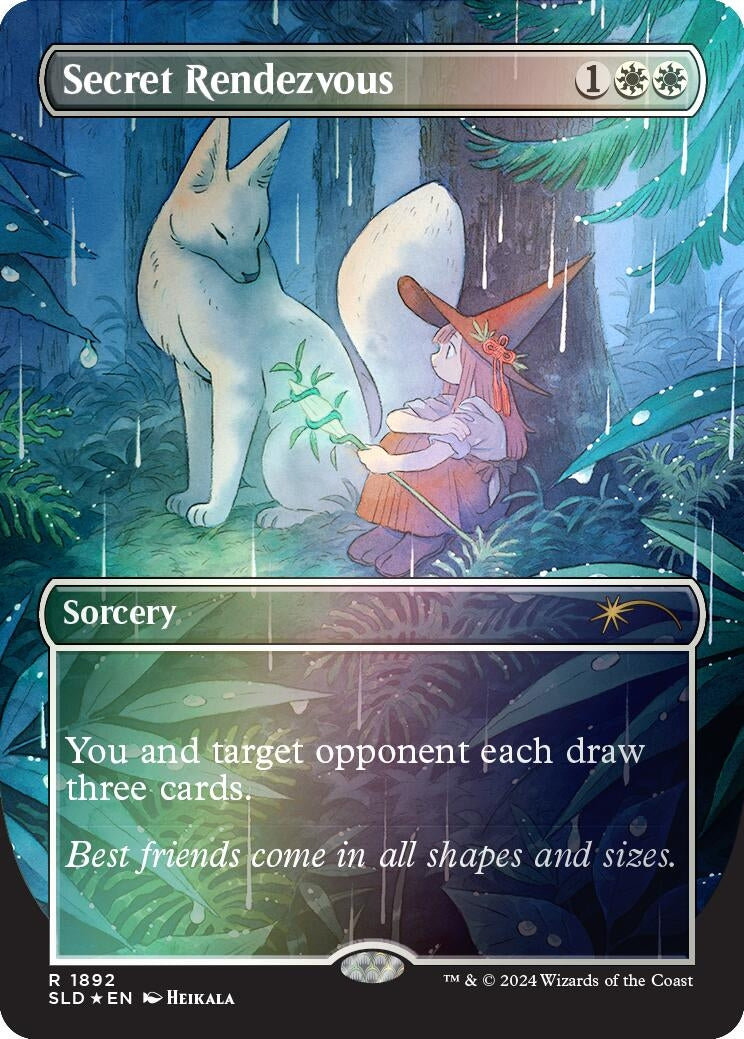 Image for Secret Rendezvous (Rainbow Foil) (1892) - Magic: The Gathering