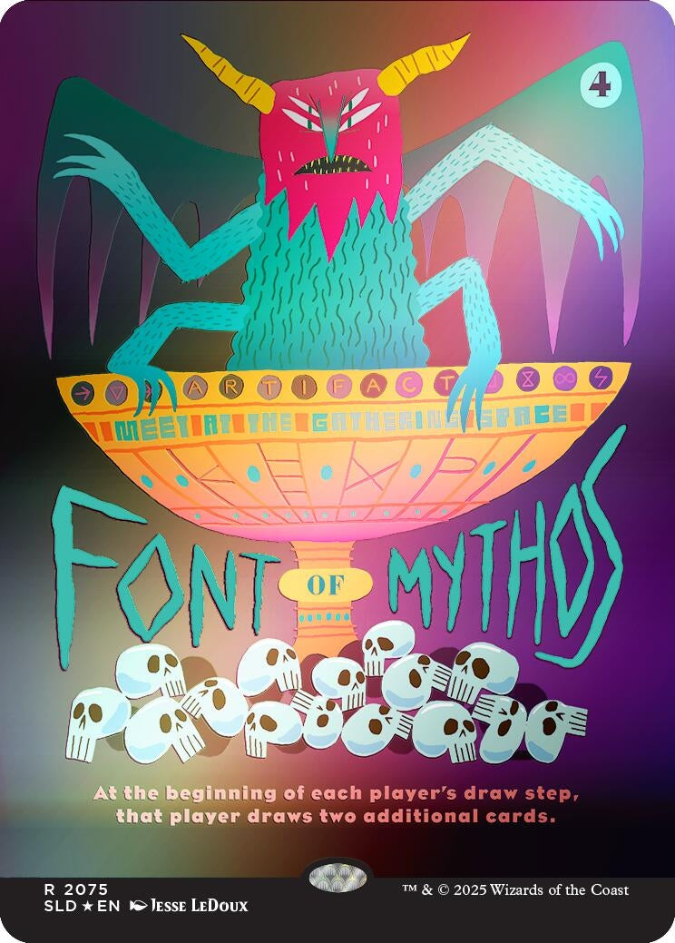 Image for Font of Mythos (Rainbow Foil) (2075) - Magic: The Gathering