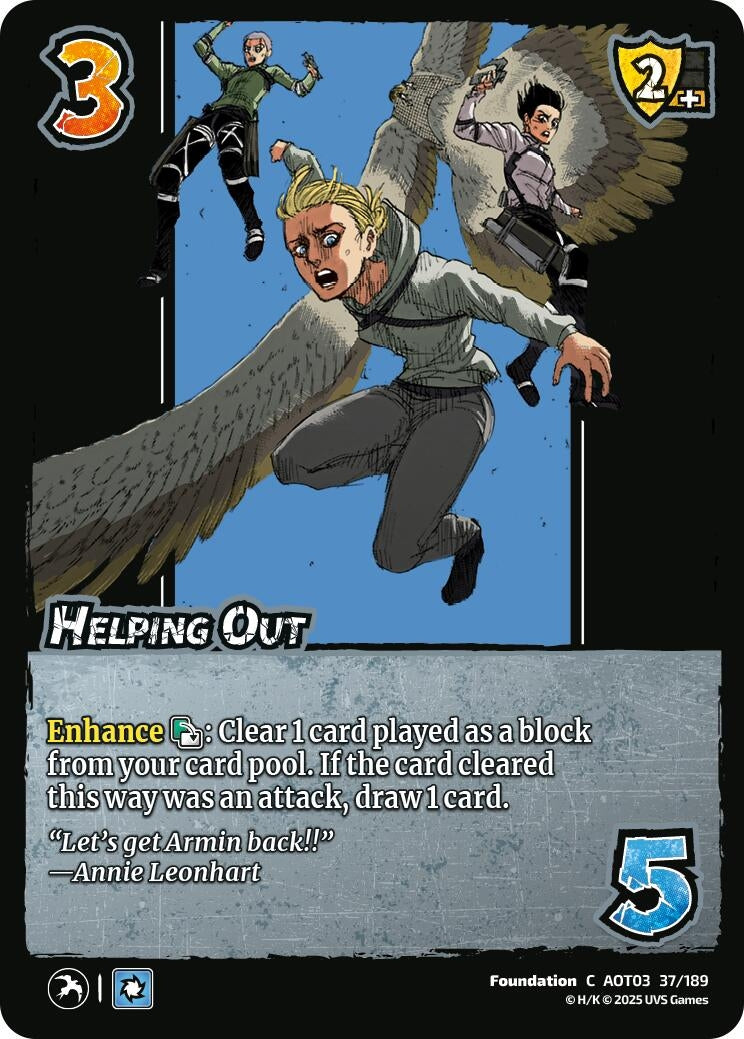 Image for Helping Out (37/189) (AOT03) - UniVersus