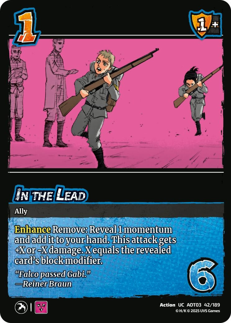 Image for In the Lead (42/189) (AOT03) - UniVersus