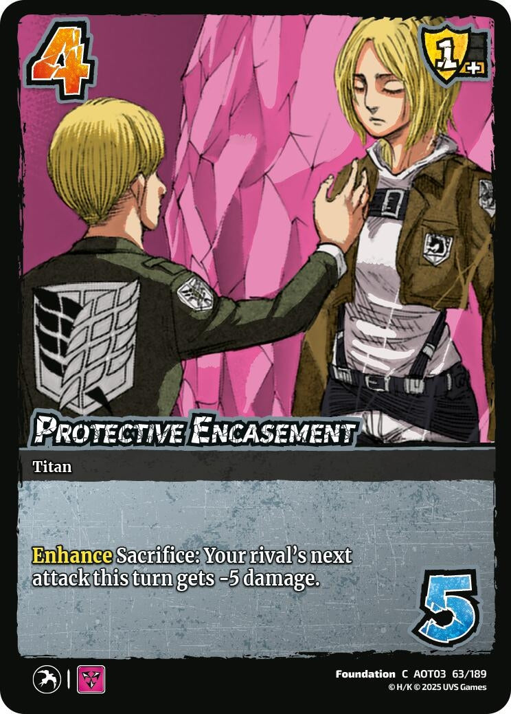 Image for Protective Encasement (63/189) (AOT03) - UniVersus