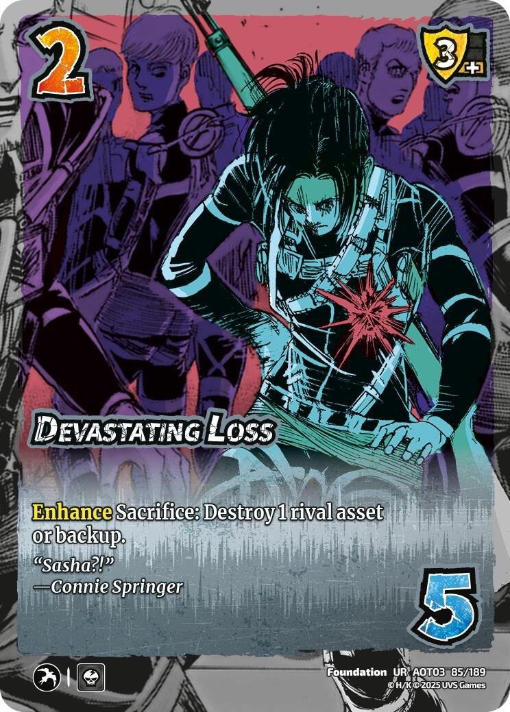 Image for Devastating Loss (85/189) (AOT03) - UniVersus