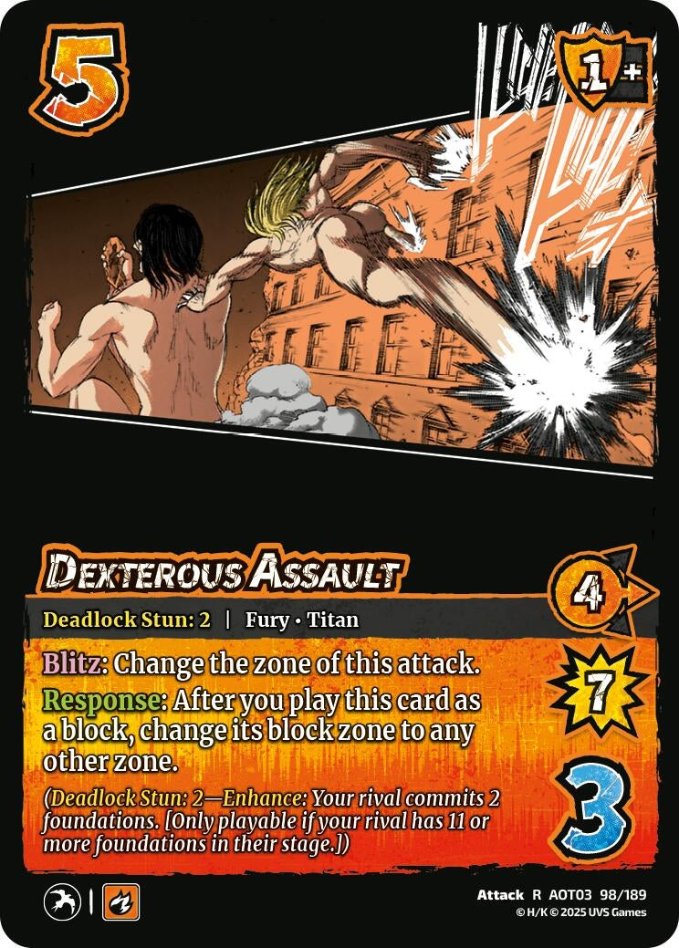 Image for Dexterous Assault (98/189) (AOT03) - UniVersus