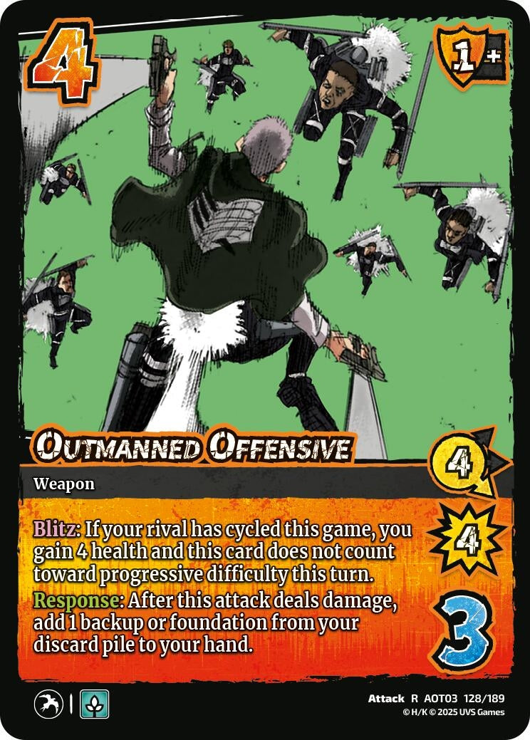 Image for Outmanned Offensive (128/189) (AOT03) - UniVersus