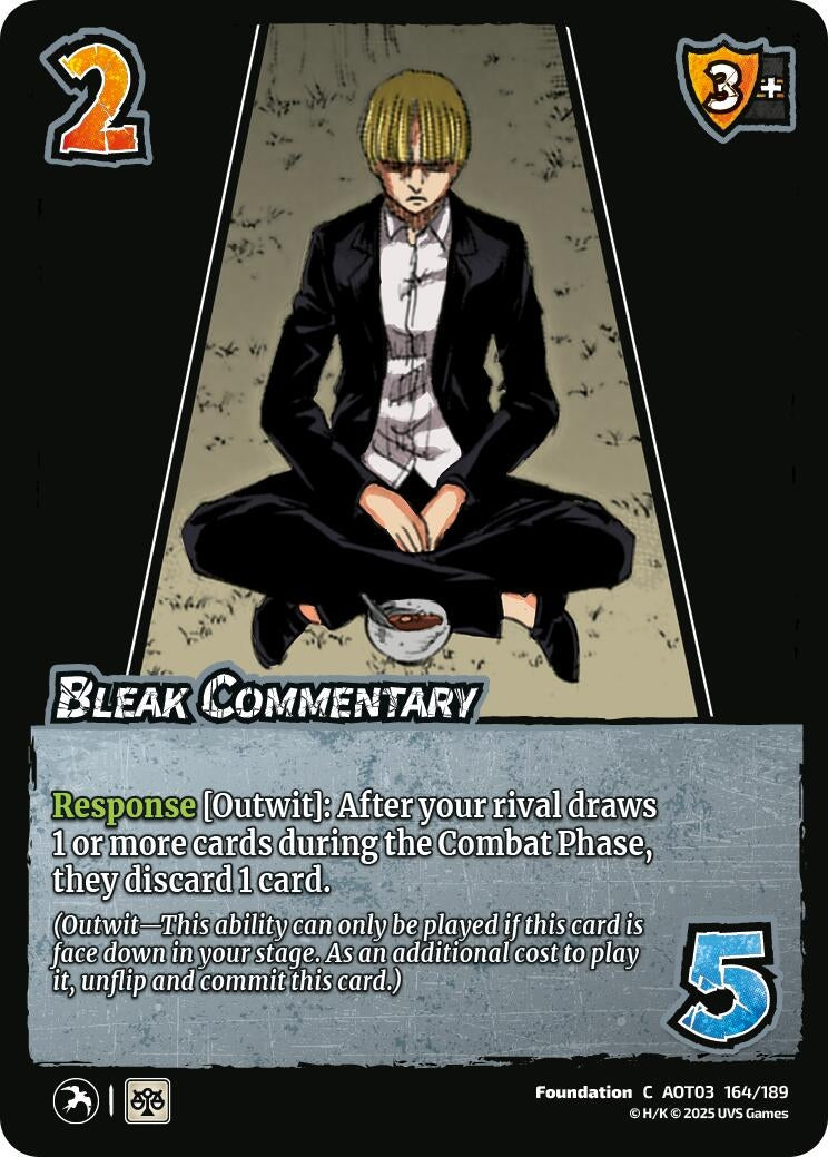 Image for Bleak Commentary (164/189) (AOT03) - UniVersus