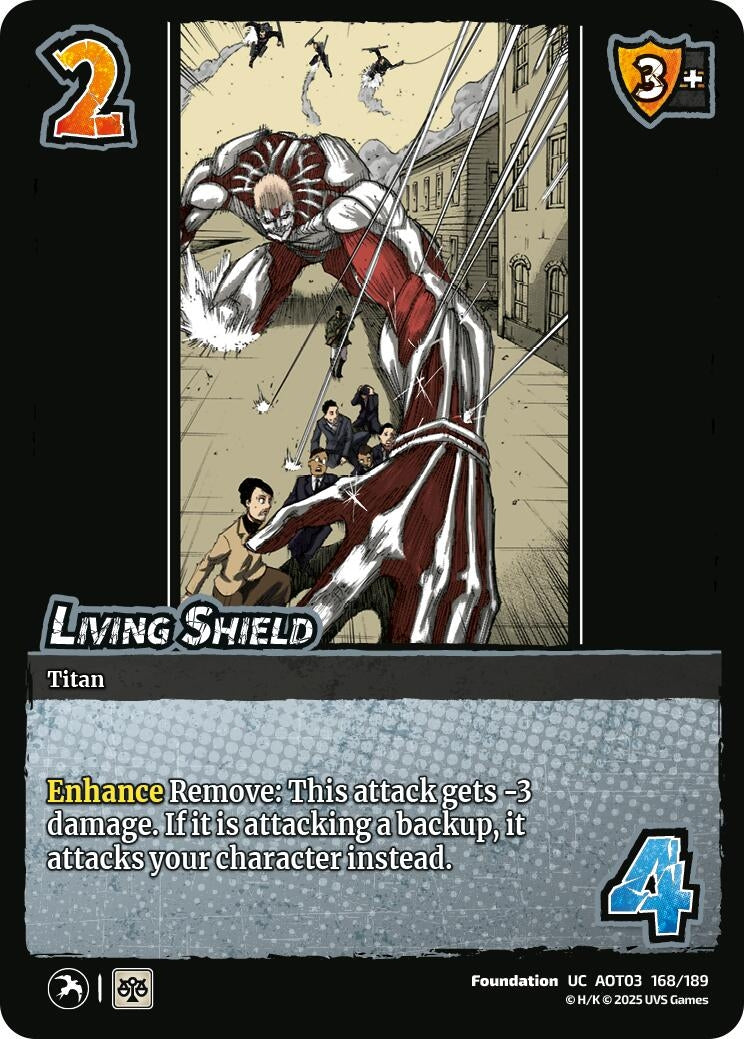 Image for Living Shield (168/189) (AOT03) - UniVersus