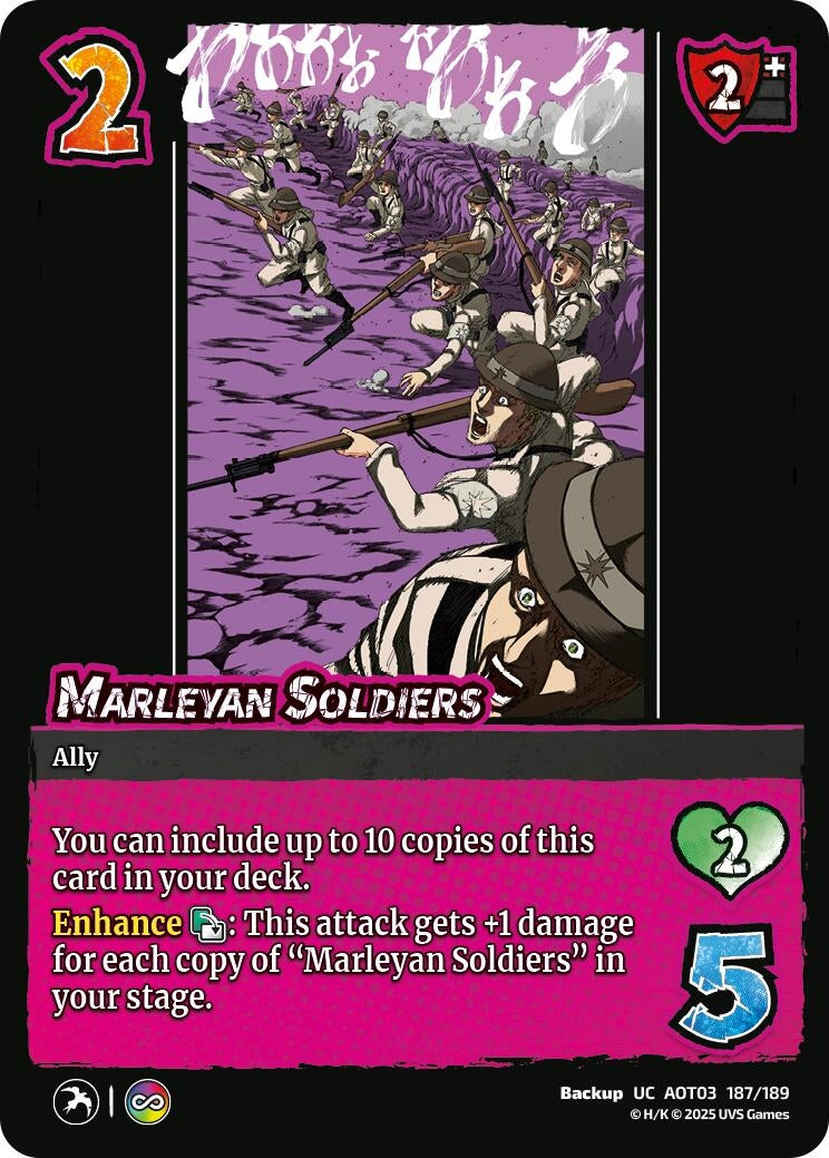Image for Marleyan Soldiers (187/189) (AOT03) - UniVersus