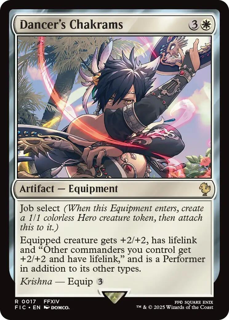 Image for Dancer's Chakrams (17) (FIC) - Magic: The Gathering