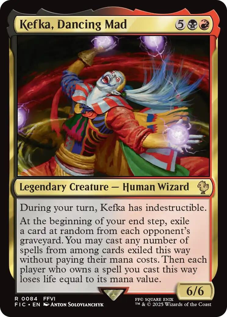 Image for Kefka, Dancing Mad (84) (FIC) - Magic: The Gathering