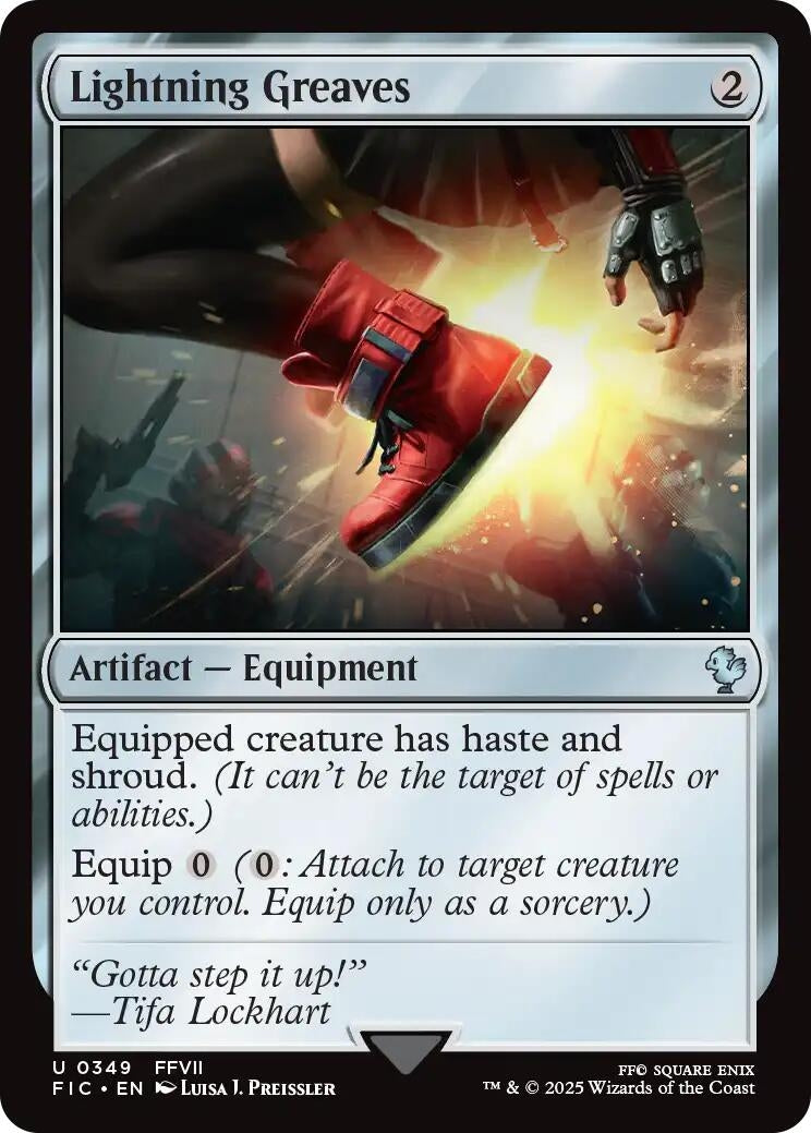 Image for Lightning Greaves (349) (FIC) - Magic: The Gathering