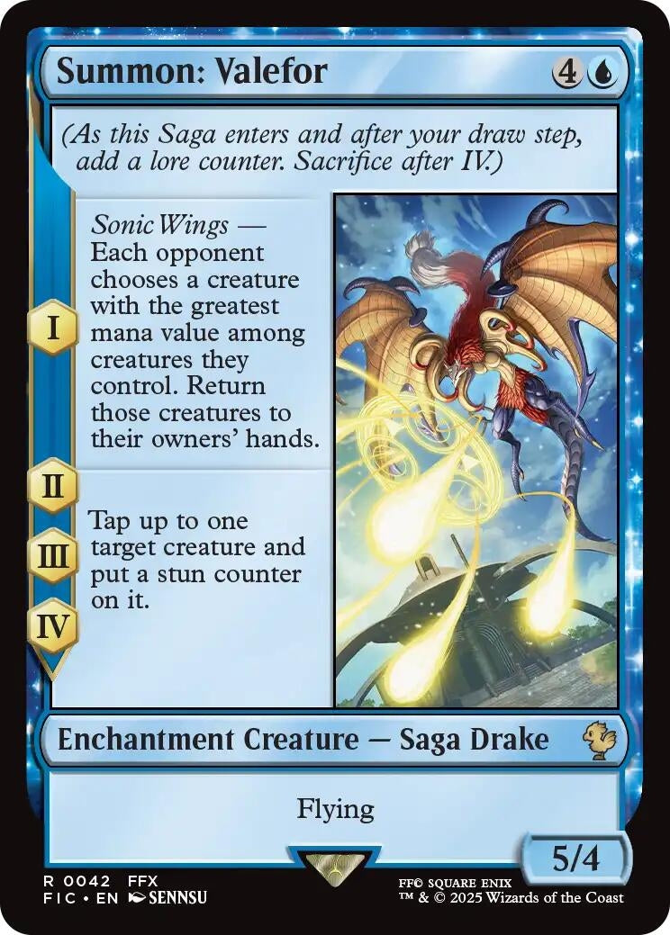 Image for Summon: Valefor (42) (Commander: FINAL FANTASY) - Magic: The Gathering