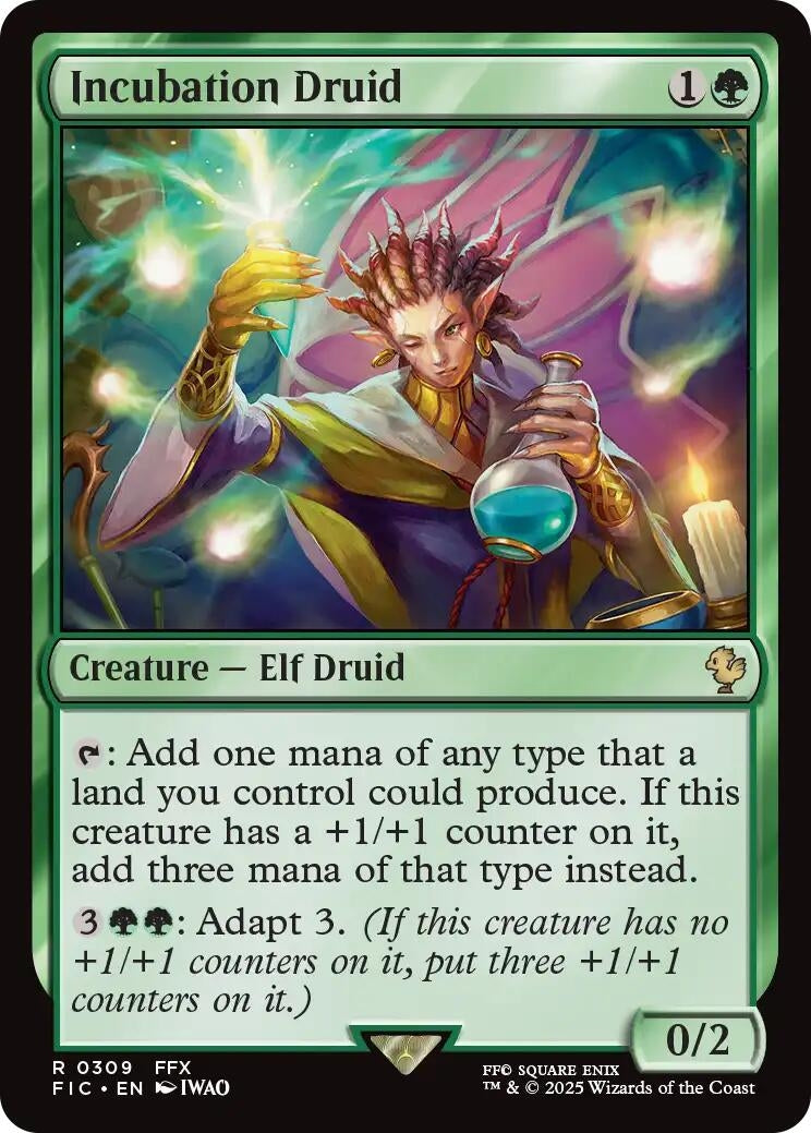 Image for Incubation Druid (309) (Commander: FINAL FANTASY) - Magic: The Gathering