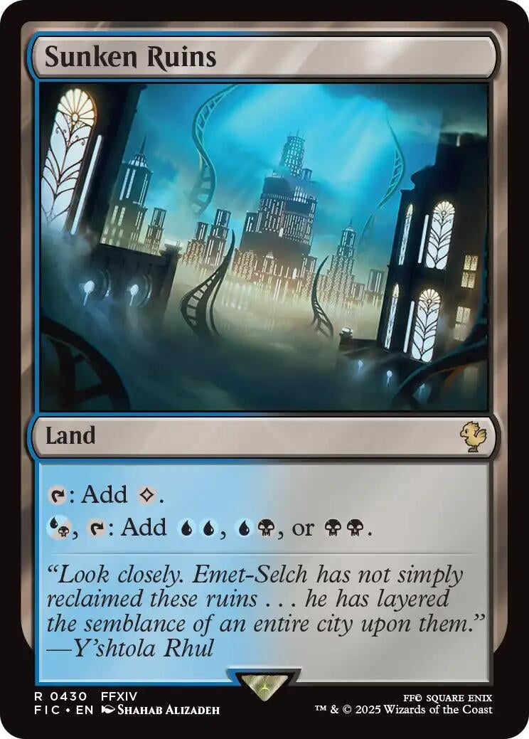 Image for Sunken Ruins (430) (Commander: FINAL FANTASY) - Magic: The Gathering