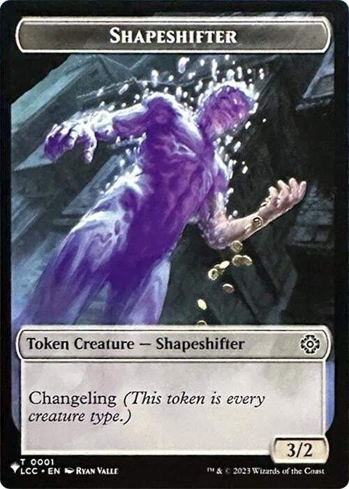 Image for Shapeshifter // Cat Double-Sided Token (1 // 11) - Magic: The Gathering