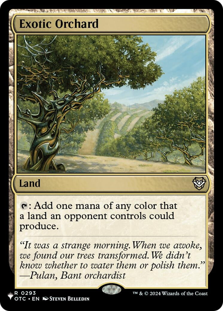Image for Exotic Orchard (OTC) (293) - Magic: The Gathering