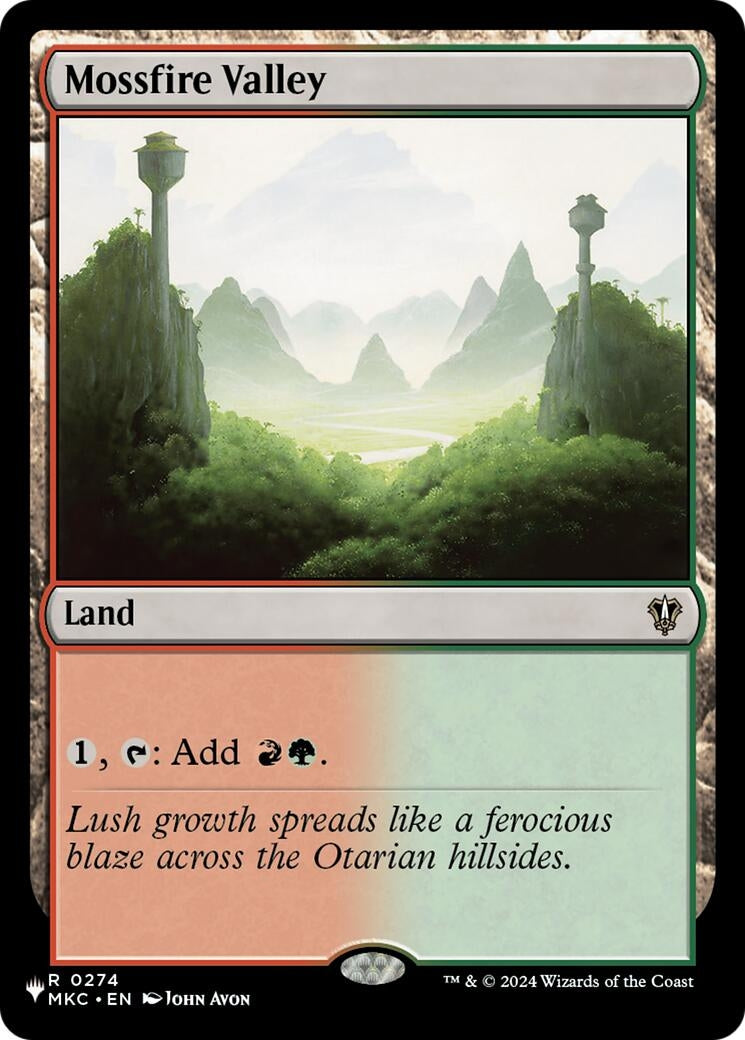 Image for Mossfire Valley (274) - Magic: The Gathering