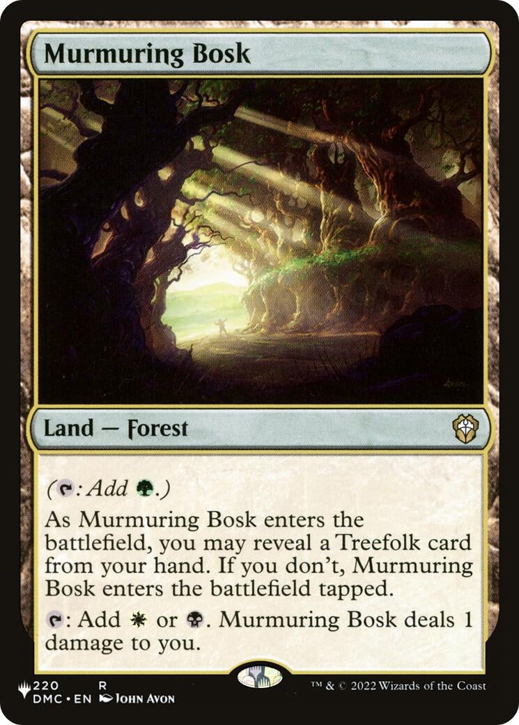 Image for Murmuring Bosk (220) - Magic: The Gathering