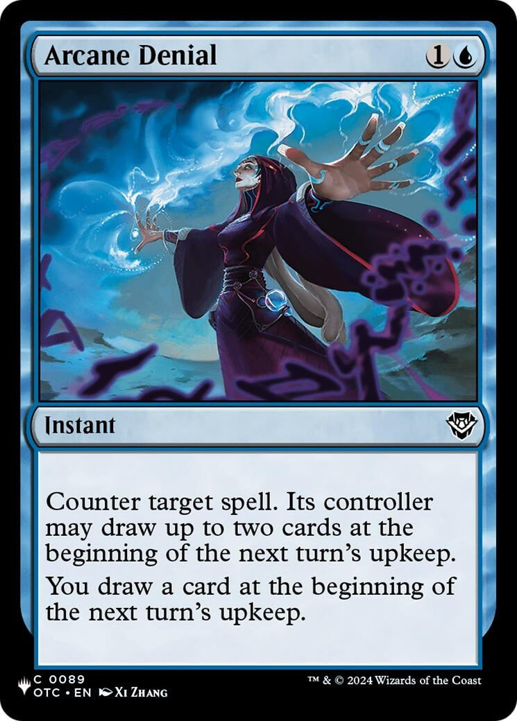 Image for Arcane Denial (OTC) (89) - Magic: The Gathering